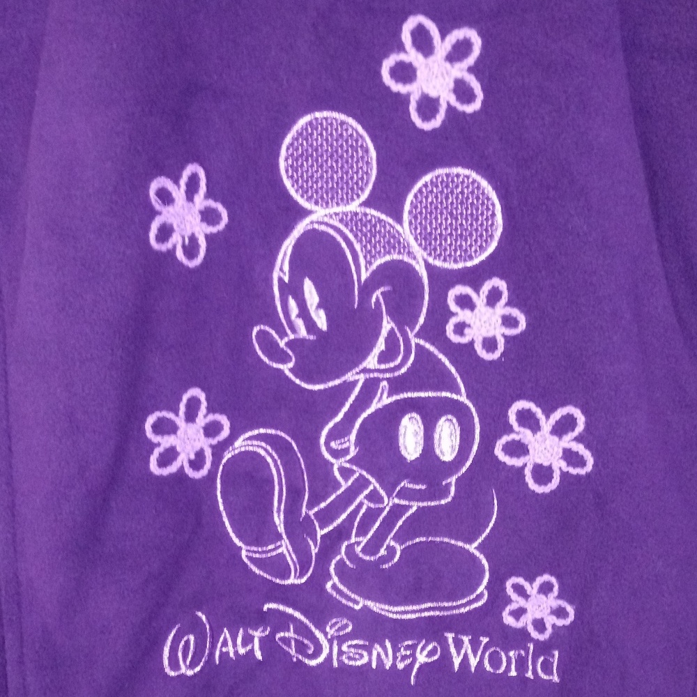 Disney Parks Vintage Mickey Mouse Purple Vest 3X - Picture 3 of 6